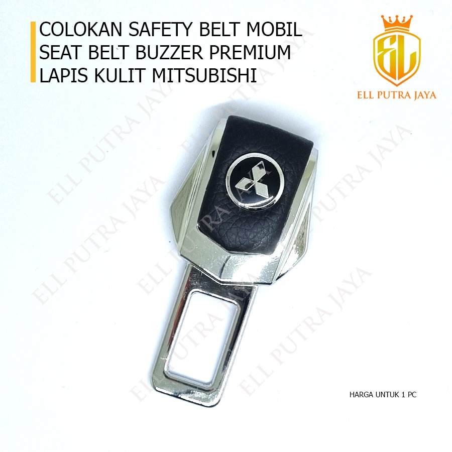 COLOKAN SEATBELT BUZZER /SEAT BELT BUCKLE MOBIL LAPIS KULIT MITSUBISHI