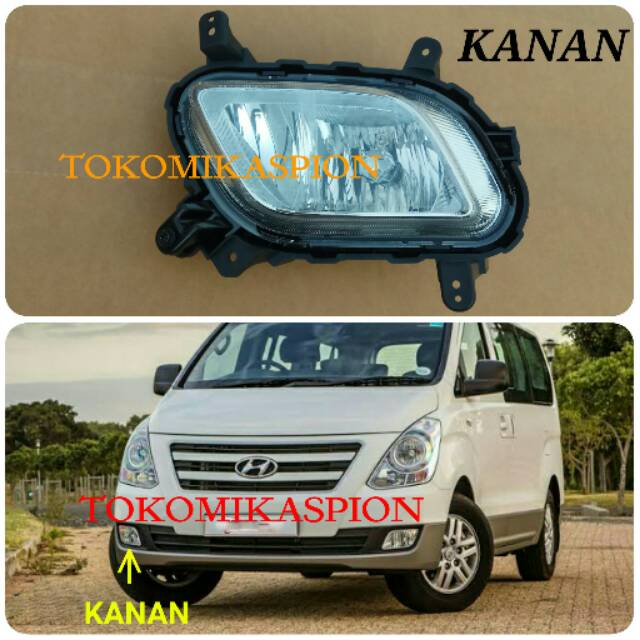 original - foglight hyundai h1 - foglight hyundai starex - lampu kabut hyundai h1 - starex - satuan