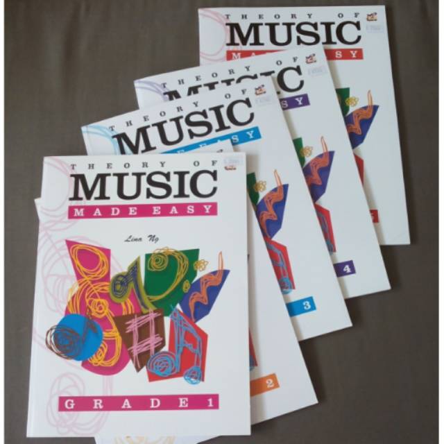 Buku Theory of Music Made Easy gr.1-5 paket isi 5 buku