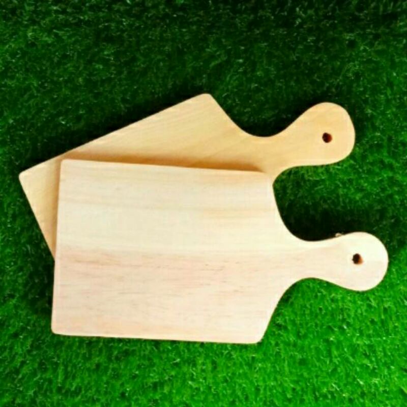 Talenan kayu ukuran kecil wood choping cutting board kayu gagang