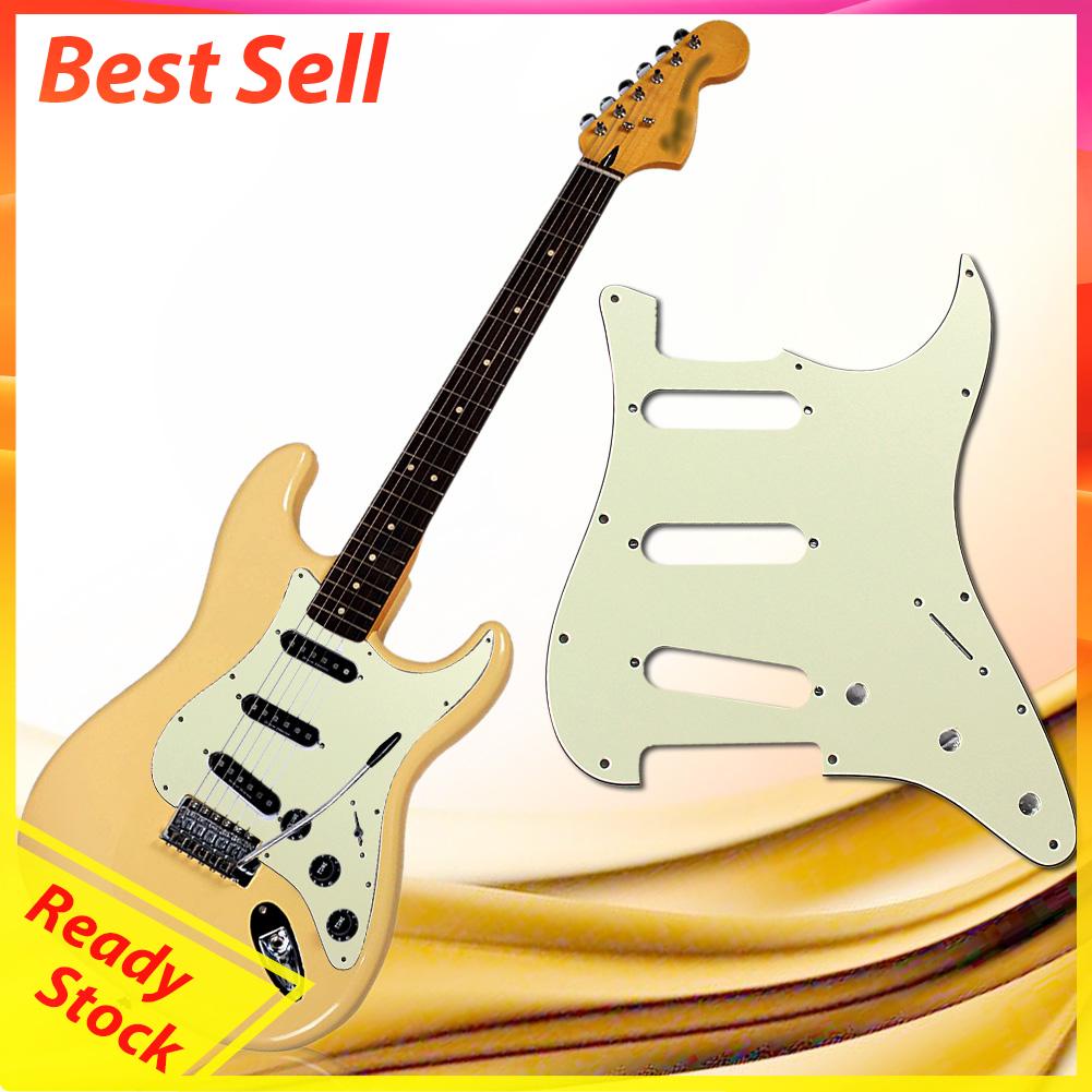 3ply Sss 11 Lubang Strat Pickguard Untuk Gitar Elektrik Fd (All)