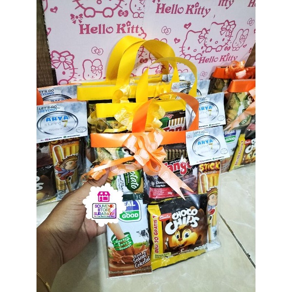 Paket Ulang Tahun Snack / MINI snack Birthday / Paket snack tanpa chiki / Snack Murah / Hampers Ultah Snack / Snack Ultah Surabaya Murah