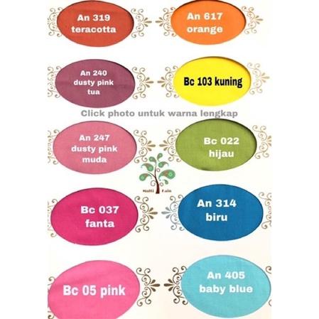 Kain Cotton Japan Stretch Spandex Kahatex Polos / Katun Stretch Spande 008