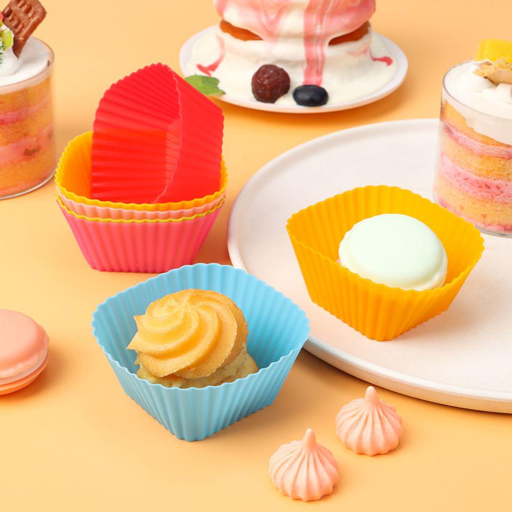 SUYO Cetakan Kue Reusable DIY Cupcake Muffin Cases Wrapper Paper