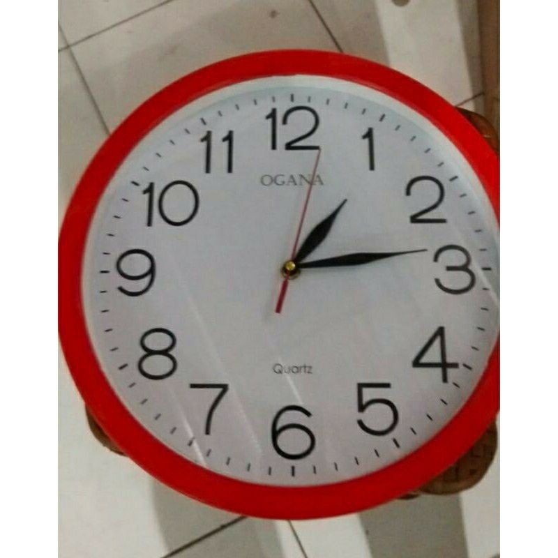 OGANA Jam Dinding Polos Diameter 32cm 8989