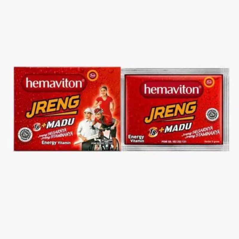 

HEMAVITON JRENG 1 BOX ISI 5 SACHET