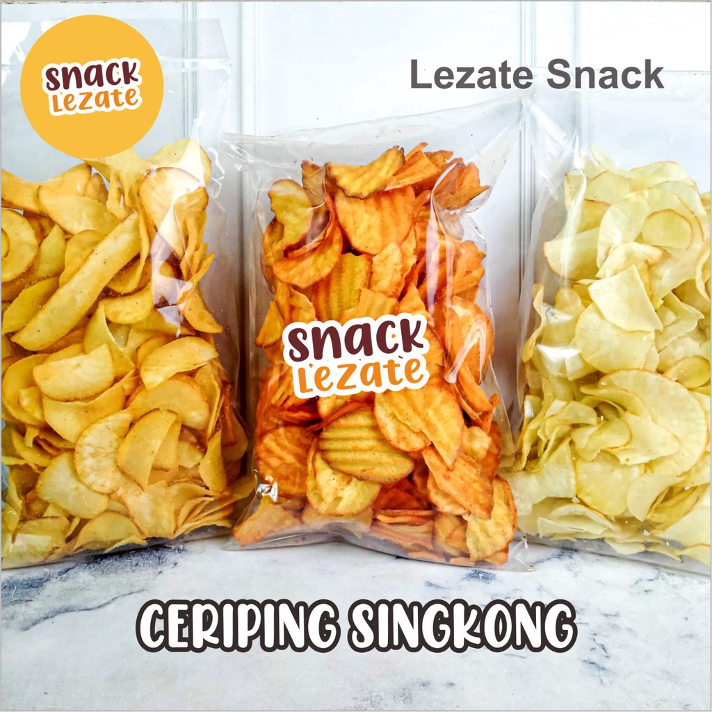 

Ceriping Singkong Pedas 200gr Murah Criping Singkong Balado / Kripik Singkong Pedas Balado Daun Jeruk / Keripik Singkong