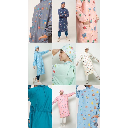 Wearscrubs NOLAND Gown Set + Head Cap WATERPROOF - Gaun Anti Air Dokter Anak Gigi Perawat Men Women