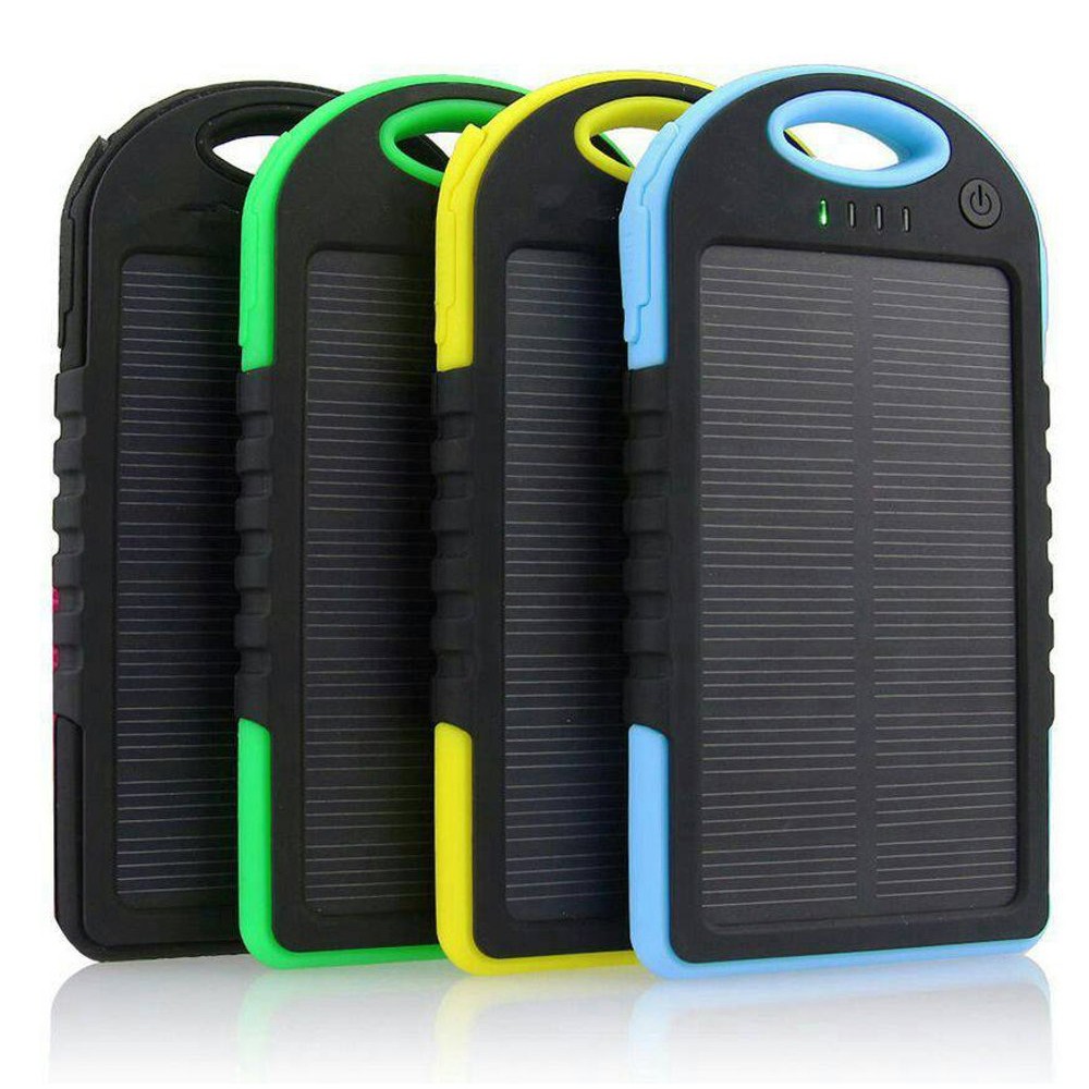 Powerbank Solar / Power bank solar 8000 mAh / Powerbank Solar Sinar Matahari Waterproof