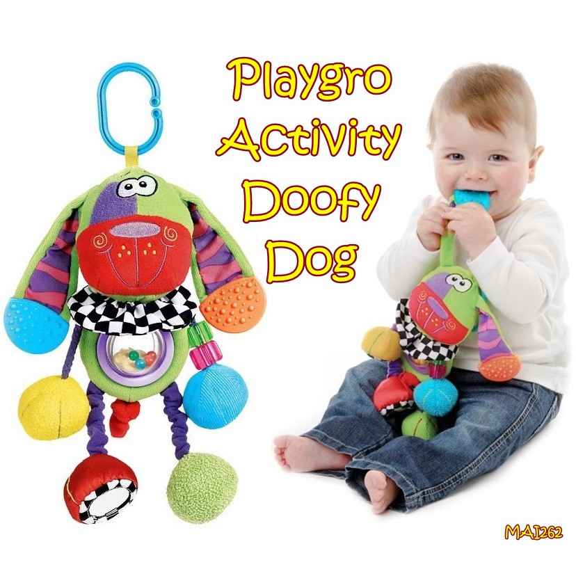 MAI262 MAINAN PLAYGRO ACTIVITY DOOFY DOG MAINAN ANAK