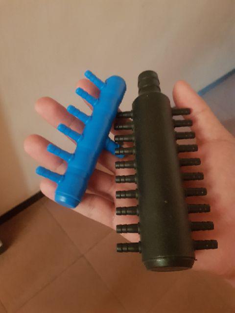 Air Divider Manifold 6 Cabang Alat Pembagi Udara Dan Air Aquarium Dan Hidroponik 6 Way