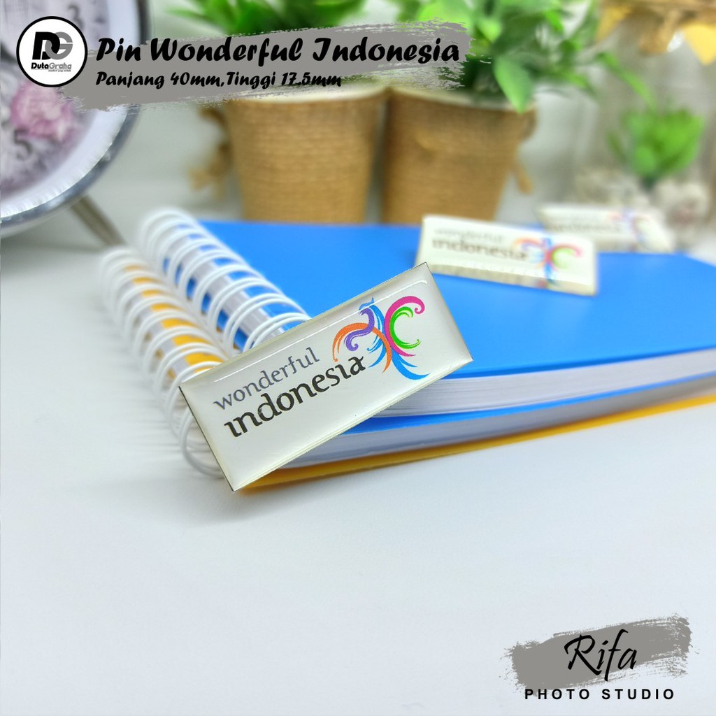 [PIN RESIN] WONDERFUL INDONESIA Pin Bros Aksesoris Souvenir PARIWISATA