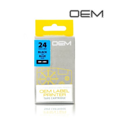 

OEM TAPE EZ LABEL CASIO 24MM BLACK INK