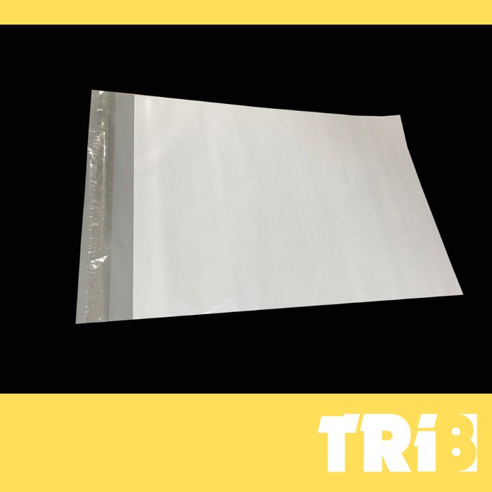 

Grosir Premium - 45*65+5cm - White Polymailer Amplop Plastik 60mc 100pcs Keren