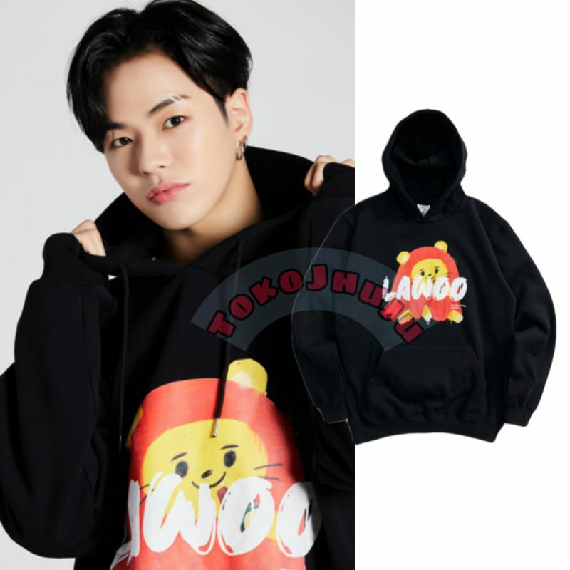 Jaket Hoodie Jumper Treasure Jaehyuk LAWOO PRINT DTF depan