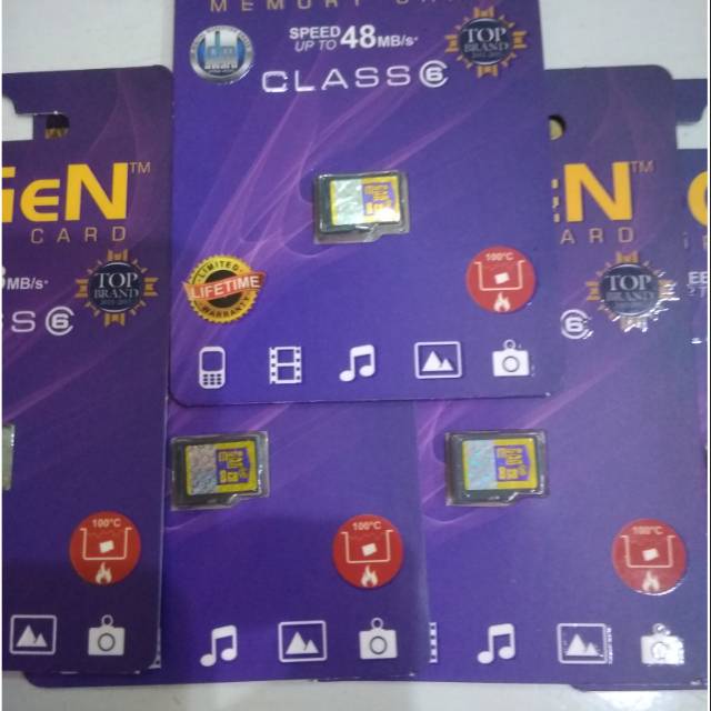 Micro Sd Vgen 8Gb,16GB Class 6