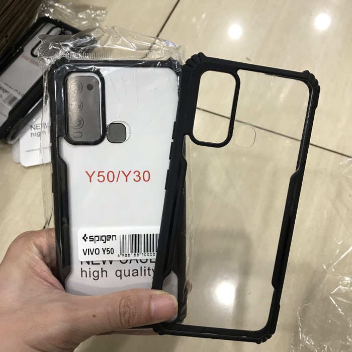 SOFT CASE ANTI FALL AIRBAG SPIGEN FUSION FOR VIVO Y50/VIVO Y30