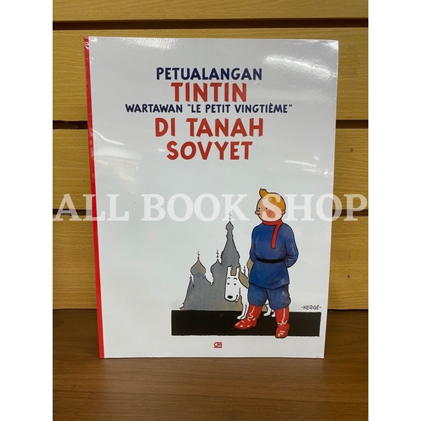 Buku Petualangan Tintin: Di Tanah Sovyet (Besar)