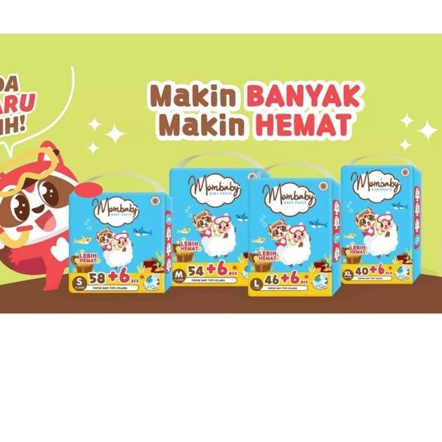Mombaby Pants S58+6 / M54+6 / L46+6 / XL40+6