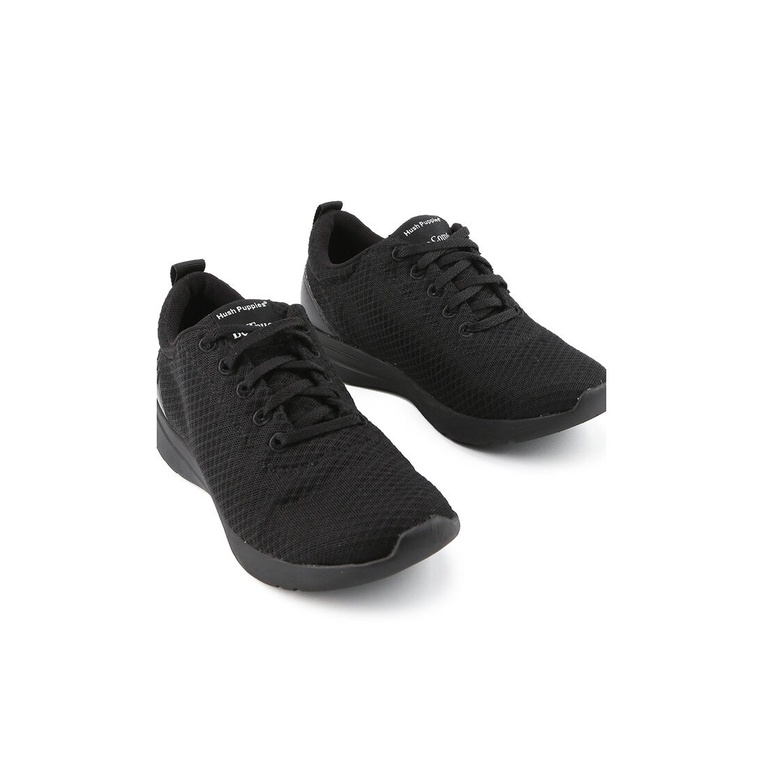 SEPATU SNEAKER WANITA HUSH PUPPIES ORIGINAL CASUAL BRANDED BLACK HW72