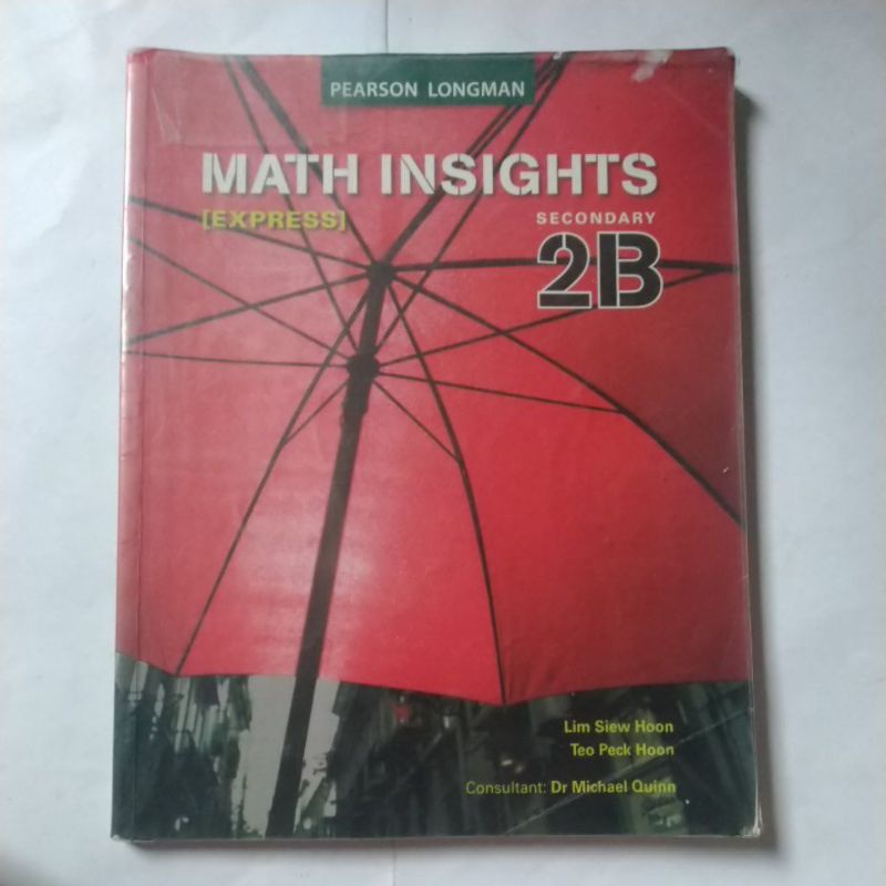 Buku Original Bimbel Math Insights (Express) Secondary 2B