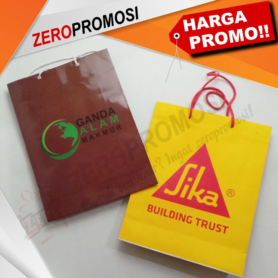 

Souvenir Paper Bag Ukuran P25xT33,5xL7 Custom Design