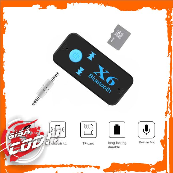 Bluetooth Aux Audio Receiver Mobil - HQX6