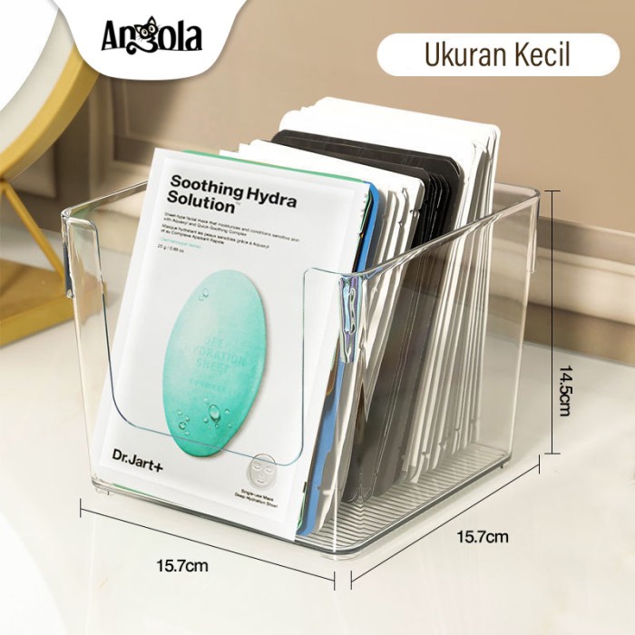 KECANTIKAN MAKE UP TOOLS KOTAK MASKER MUKA E83/E84 RAK KOSMETIK TEMPAT PENYIMPANAN MAKE UP HR284