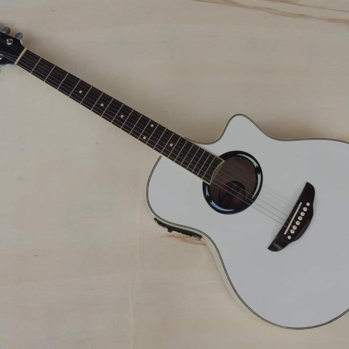 gitar akustik elektrik yamaha apx-500ii ( white )
