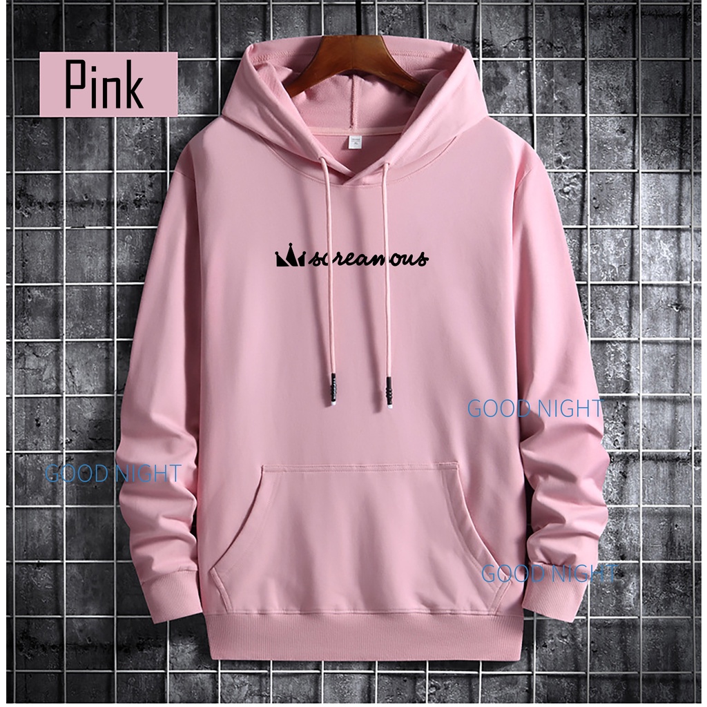 HOODIE smile Black FLECE PE Hoodie pria wanita FREE GANTUNGAN KUNCI/stiker BEST