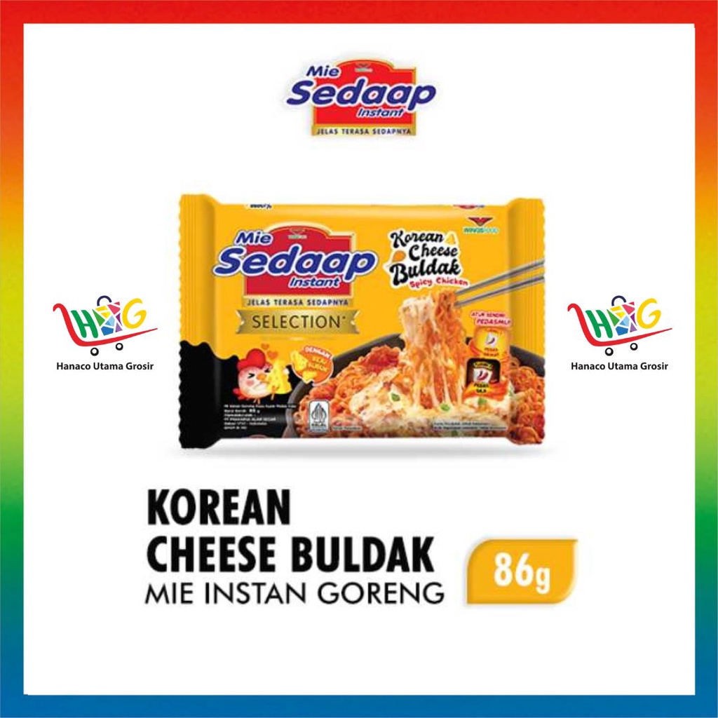 Mie Sedaap Korean Cheese Buldak 86 gr