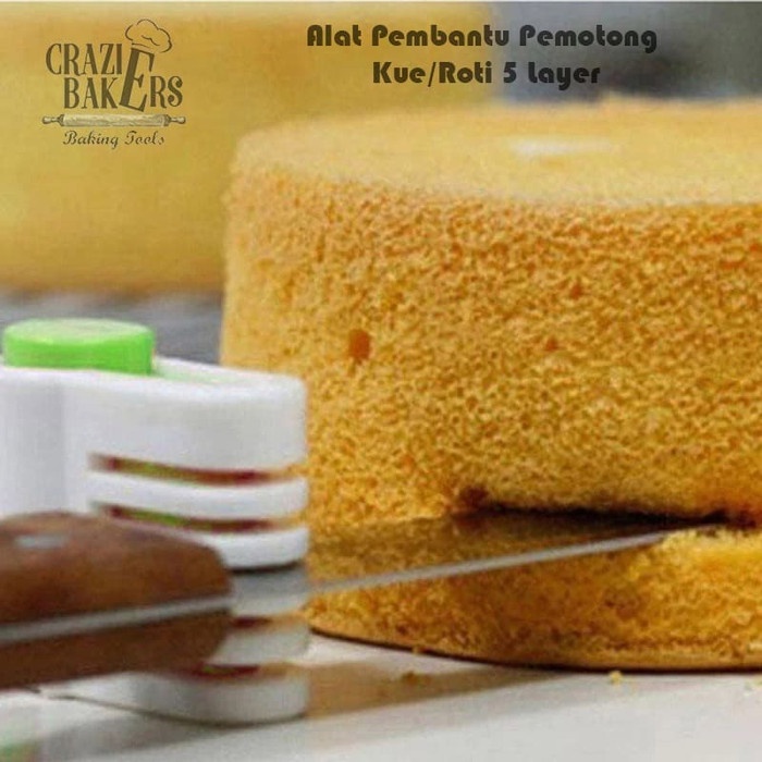 

KUE-PENGHIAS-ALAT- 5 LAYER CAKE BREAD LAYER SLICER SUPPORT (2 SLICER SUPPORT/ 1 SET) - MERAH MUDA