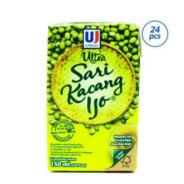 

Ultra Sari kacang Ijo 150ml Kacang Hijau