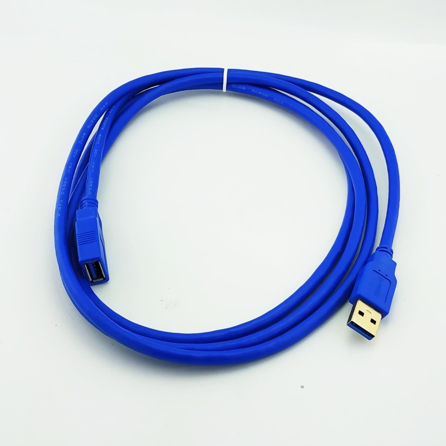 Kabel USB 3.0 Extension 2M - USB Extender Perpanjangan 2 Meter Howell Super Speed