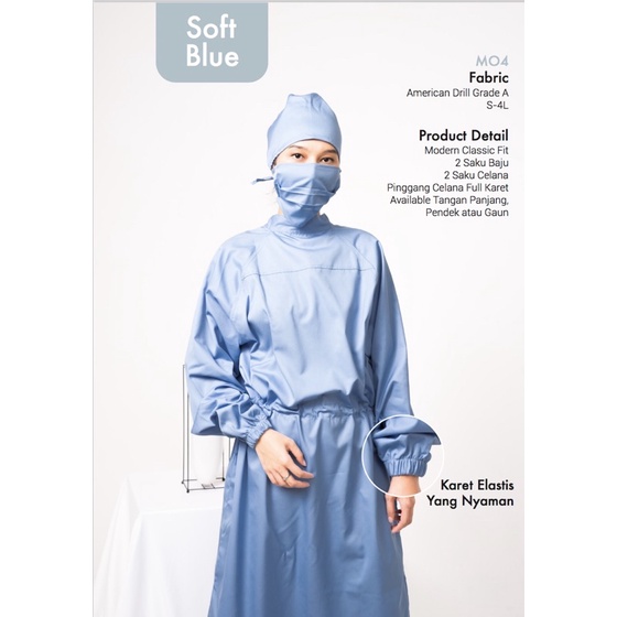 JUBAH SURGICAL GOWN OK MEDELLIN / JUBAH OPRASI APD BAJU OK ALL SIZE