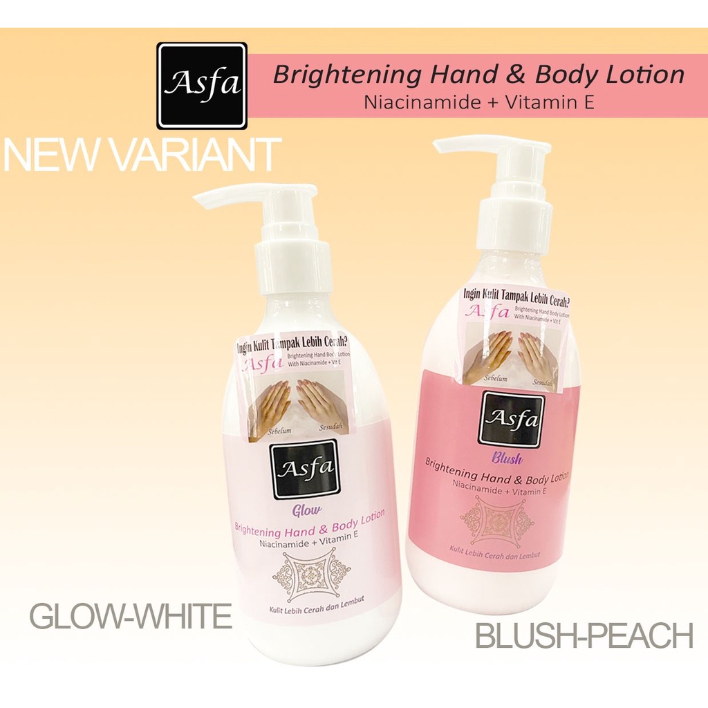 ASFA Brightening Body Lotion with Niacinamide dan Vitamin E 300ml  | BEAUTIFUL LOVELY HEAVENLY LOTION ASFA BPOM