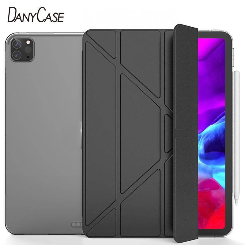 Danycase Case Transparan Multi Lipat Cover iPad Pro 11 2020 2021 12 9 Pro 12.9 2018 Pro