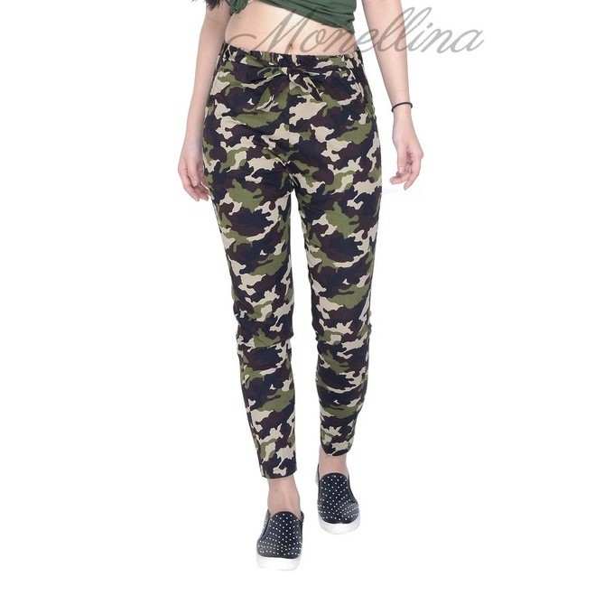 BL C 0649 Celana  Panjang Legging  Army Murah Wanita 