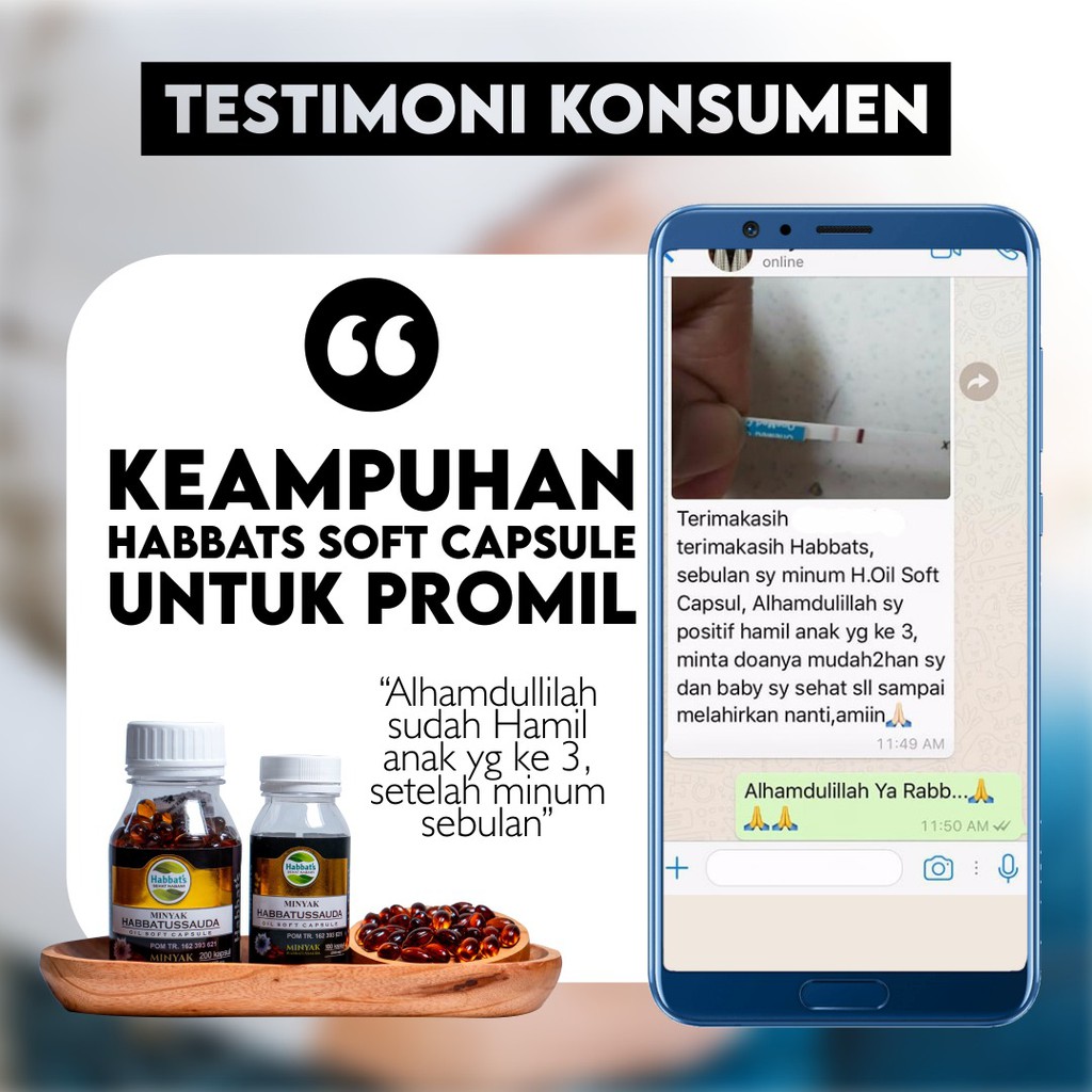 Habbatussauda Habatusauda Oil Soft Capsule Promil Suami Istri 200 Kapsul