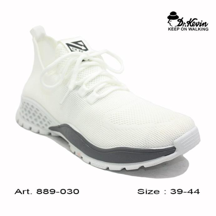 HOLLXMALL [SHOPEE12.12] | DR. KEVIN SEPATU SPORT KETS PRIA MEN SNEAKERS 889-030 - PUTIH