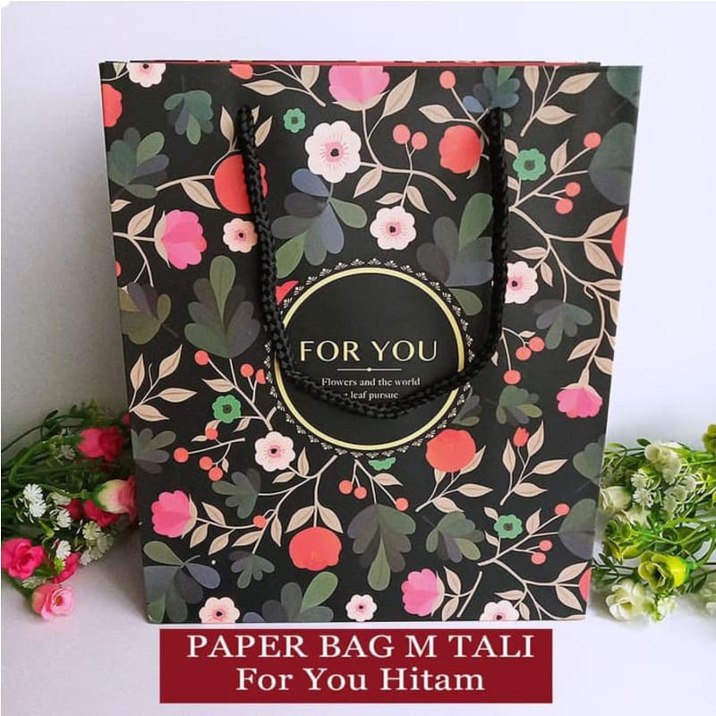 

Paper Bag Tali Motif / Tas Kertas Kado / Tas Ulang tahun - M GARDEN 2