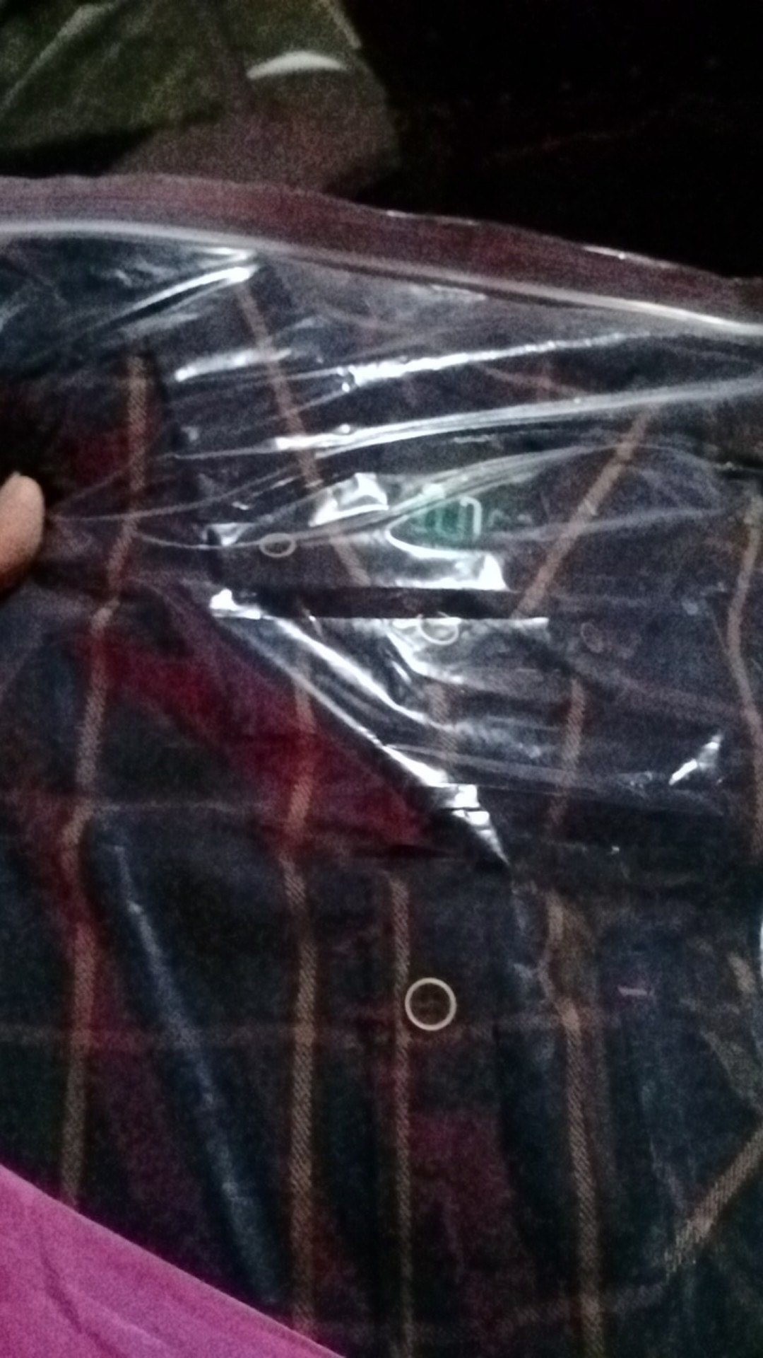 Babedo Kemeja Batik Pria Slimfit Motif Lurik Degradasi Premium Lengan Pendek