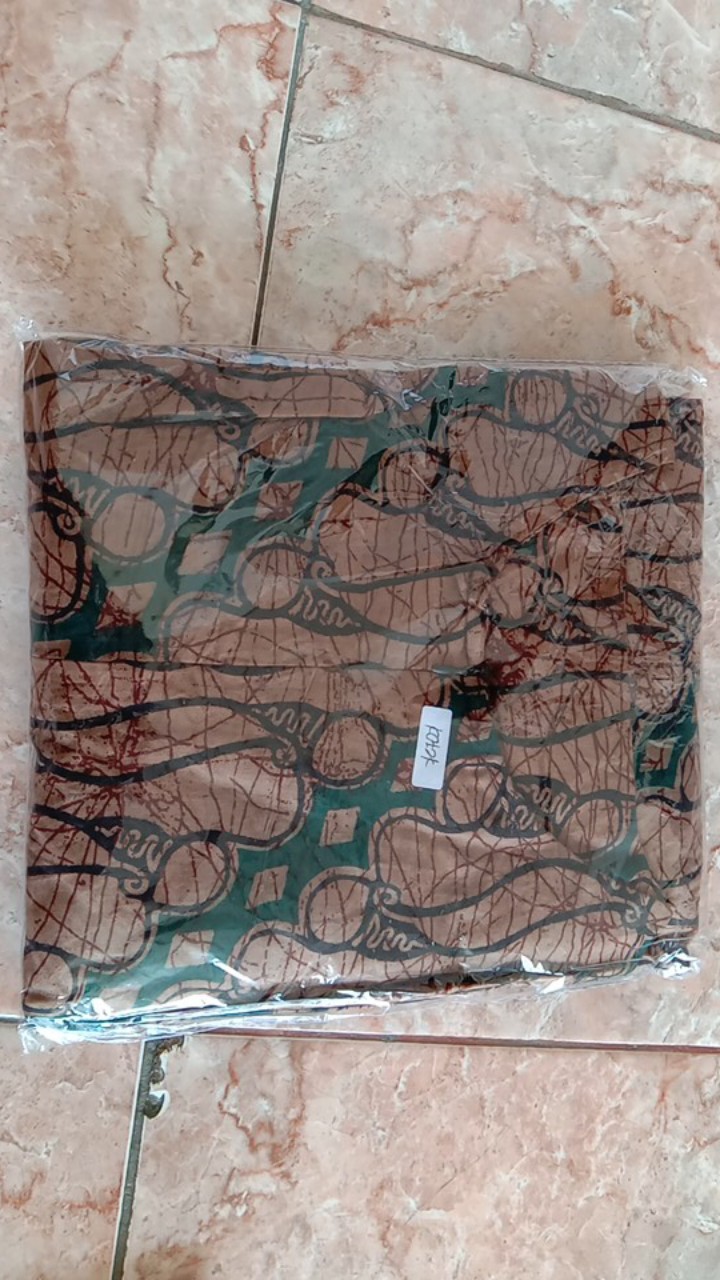 Gamis Batik Manggar Gamis Dewasa Baju Batik Kombinasi Sambungan Bawah Tangan Karet