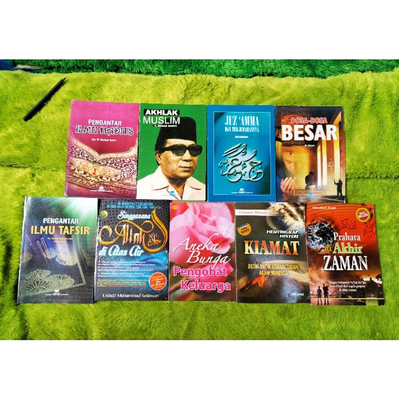 ORIGINAL BUKU BACAAN AGAMA JUZ'AMMA DAN TERJEMAHAN AKHLAK MUSLIM MENYINGKAP MISTERI KIAMAT ANEKA BUN