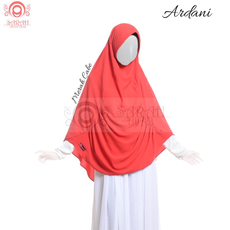 Khimar Ardani,  khimar syar'i pet antem, khimar jumbo , grosir jilbab syar'i BY SARAH HIJAB