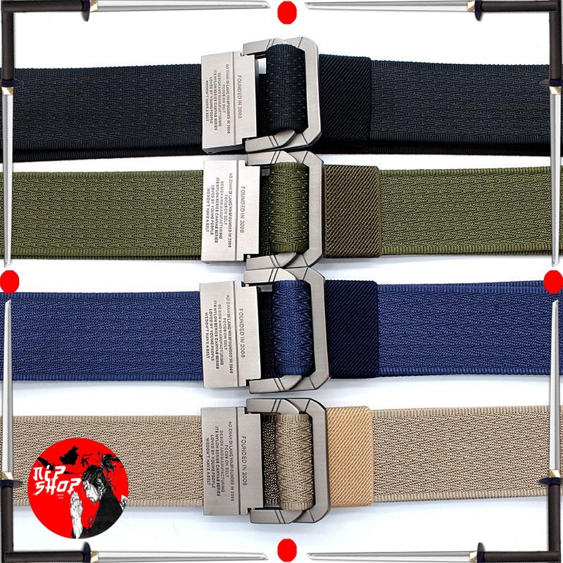 Rhodey Craftman Tali Ikat Pinggang Pria Canvas Buckle Belt