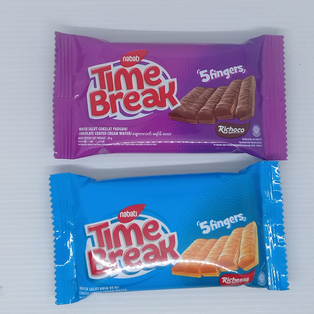 

Nabati Time Break Wafer Richeese / Richoco Salut Krim Keju 20 gram