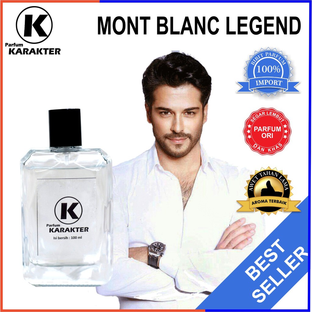 Bisa Cod | Parfum Cowok Mont Blanc  Bibit Parfum Import Wangi &amp; Tahan Lama  Kemasan 100ml