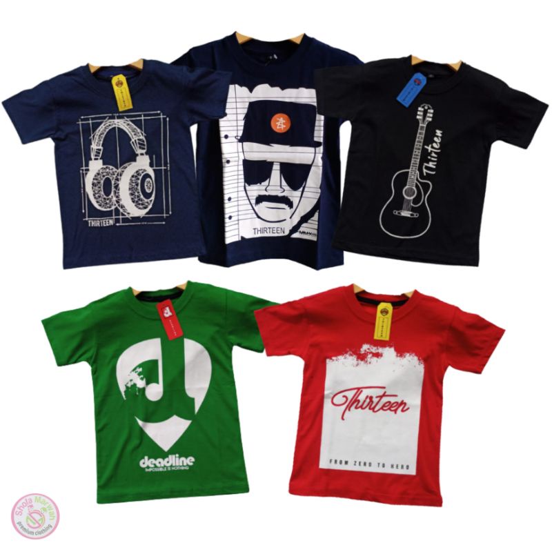 BAJU COUPLE (DEWASA ANAK) THIRTEEN GITAR