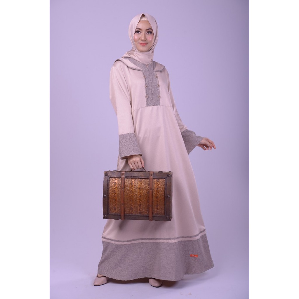 NEW Gamis Nibras 2018 Warna Soft Edisi Lengkap Semua Ukuran